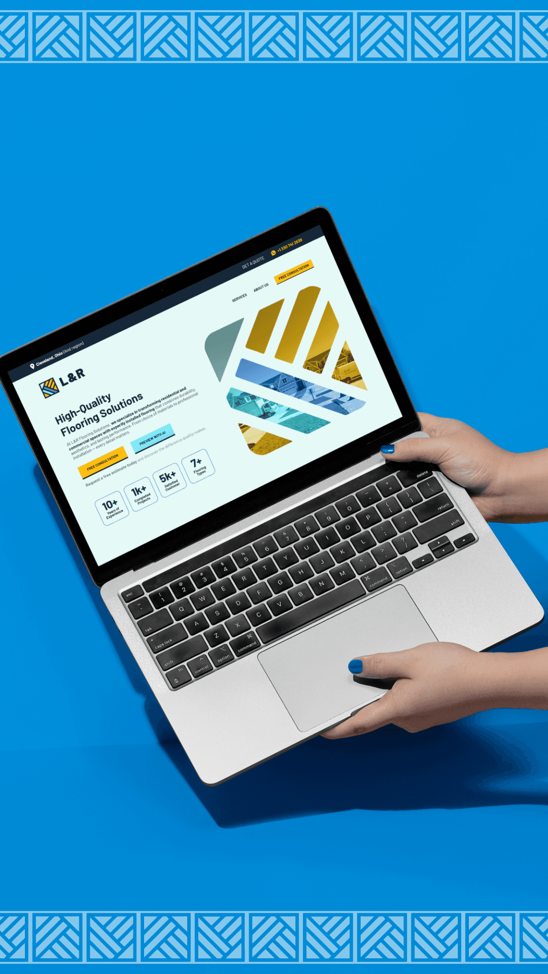 LR Flooring website preview story